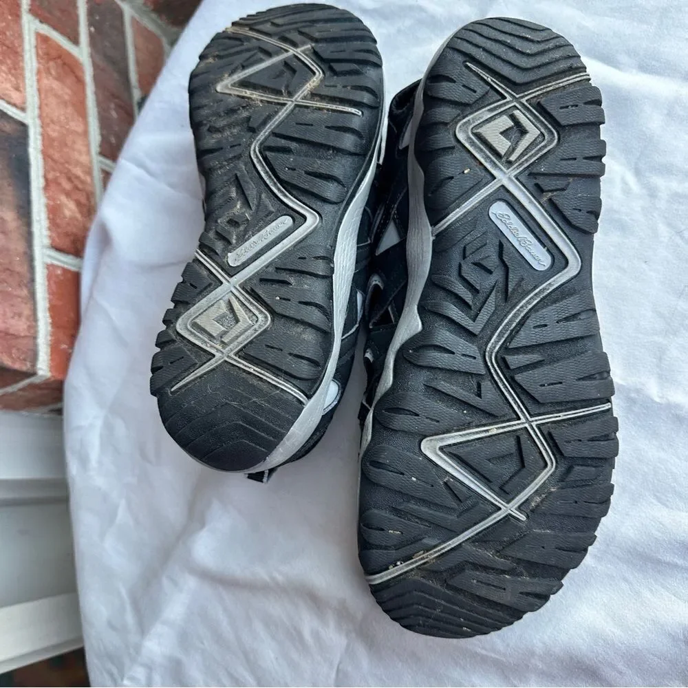 Men's Eddie Bauer Eastport Sandals, BLK  9 M, Bungee Lace Breathable Water Shoes